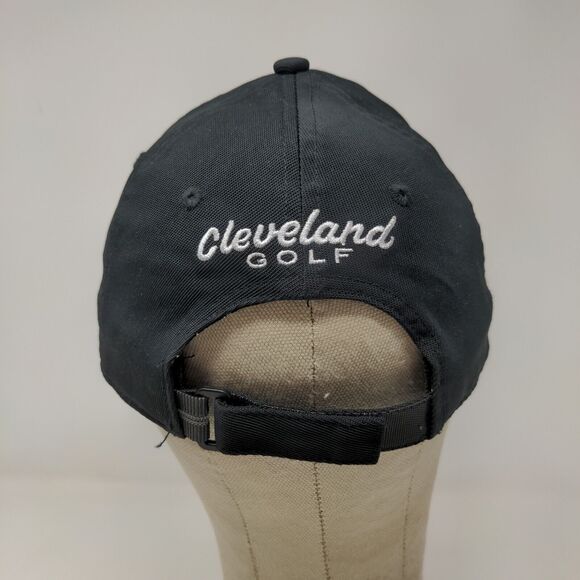 Cleveland Golf Men's Strapback Hat Black Adjustable Embroidered Logo - Picture 9 of 13